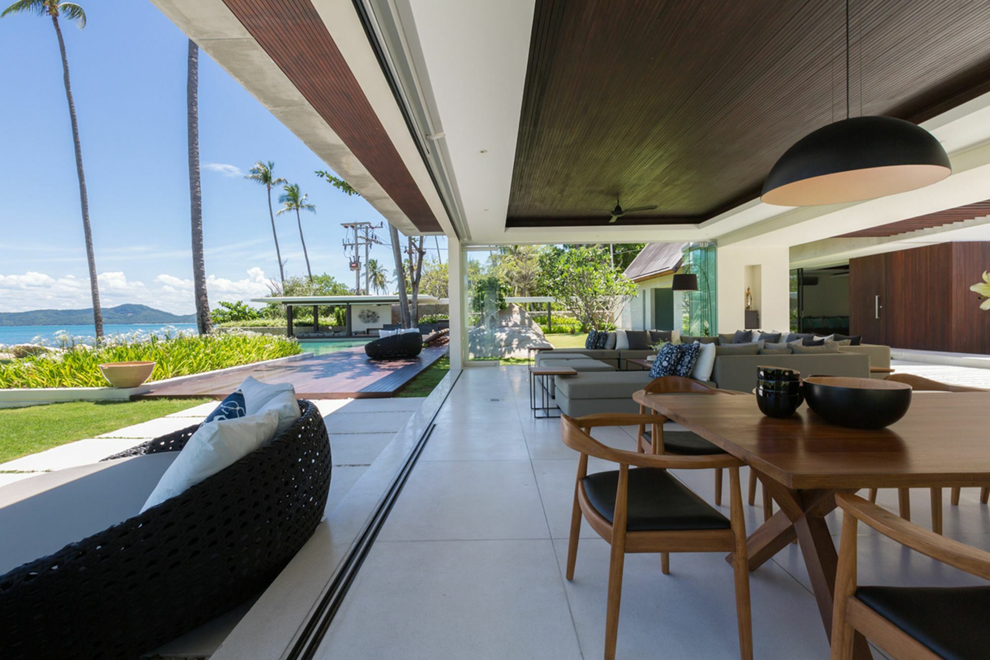 Fashionable Villa Malabar Beachfront 5 Bedrooms Plus 2 Kid'S Bedrooms Laem Sor Екстер'єр фото